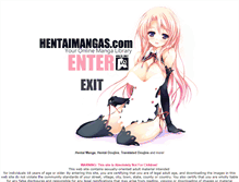 Tablet Screenshot of hentaimangas.com